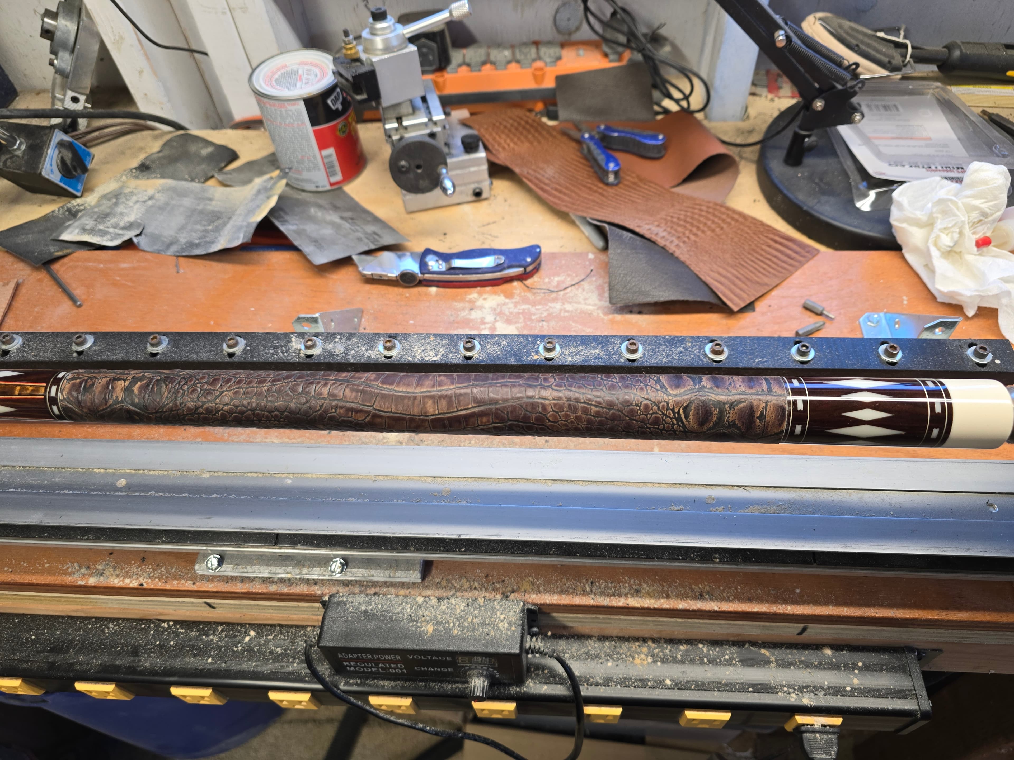 New Wrap for an Espiritu Custom Cue — after